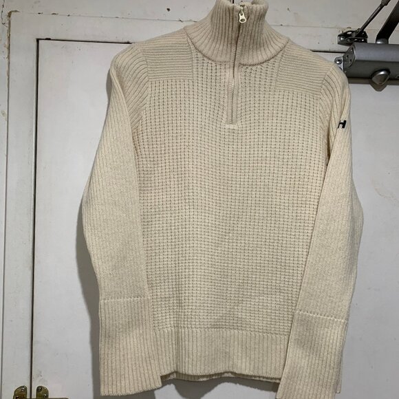 NEW HH HALF ZIPPER TURTLENECK KNITTED WOOL SWEATERS SIZE M - Picture 11 of 14